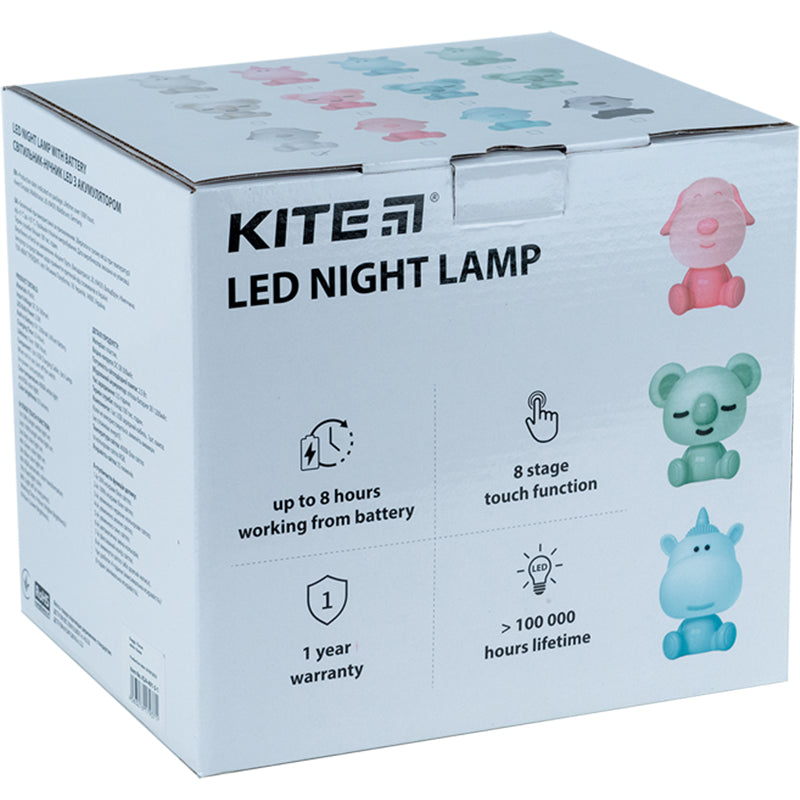 Світильник-нічник LED з акумулятором Unicorn Kite K24-491-1-1, білий. Фото 3