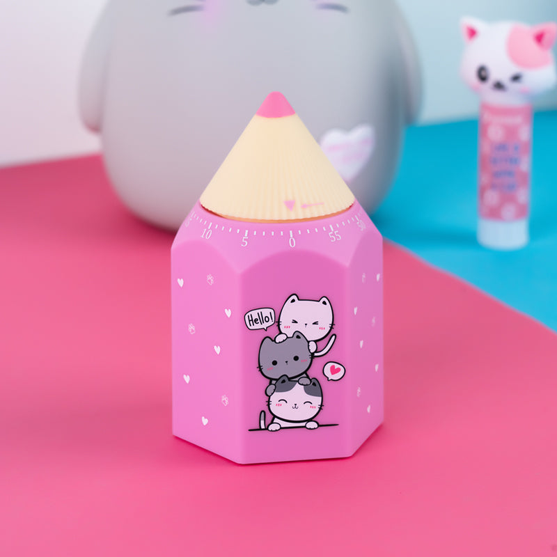 Таймер механічний Kite Cute Cats K24-171-1. Фото 6