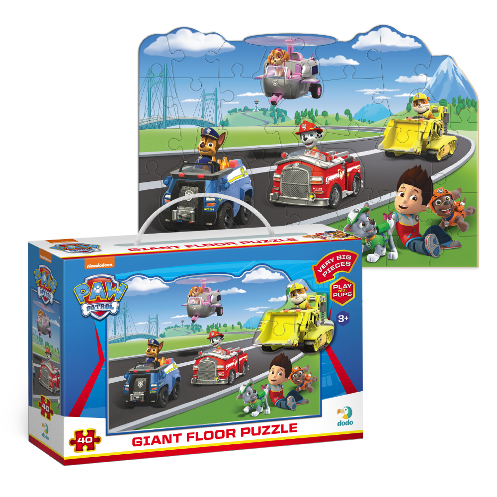 DoDo Великий пазл на підлогу 40 елементів - Paw Patrol 200467. Фото 2
