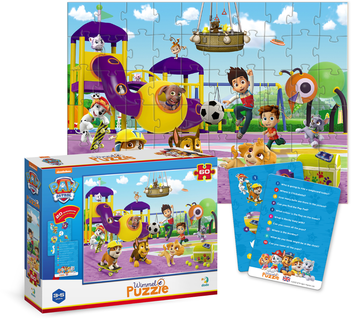 DoDo Вімельпазл 60 елементів - Paw Patrol. На прогулянці 200453. Фото 4