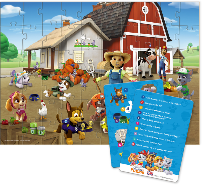 DoDo Вімельпазл 60 елементів - Paw Patrol. На фермі 200452. Фото 3