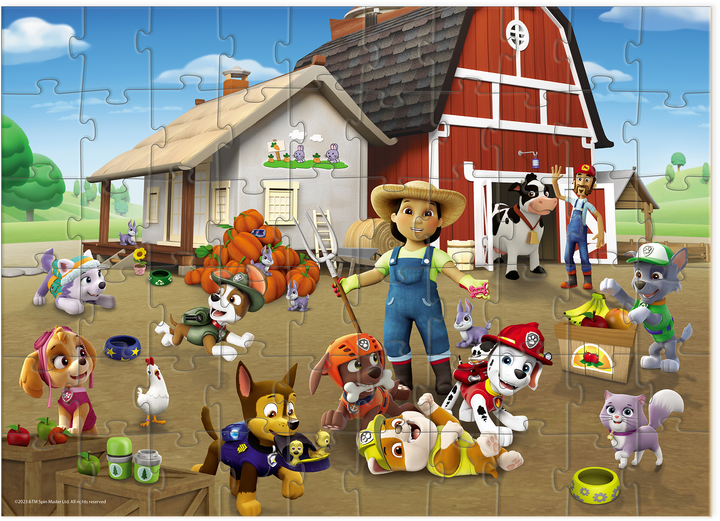 DoDo Вімельпазл 60 елементів - Paw Patrol. На фермі 200452. Фото 2