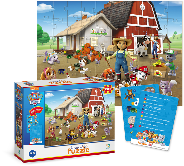 DoDo Вімельпазл 60 елементів - Paw Patrol. На фермі 200452. Фото 4