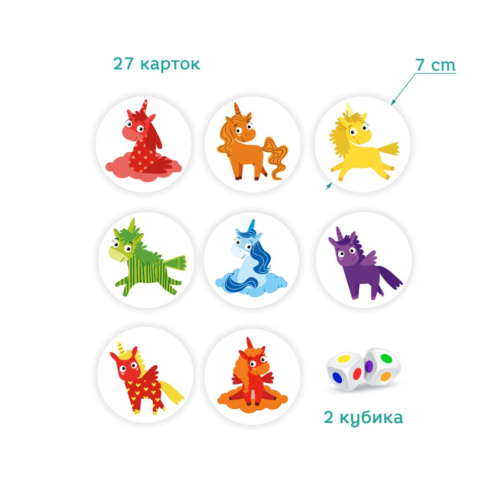 DoDo Гра на реакцію - Єдиноріжки 300291. Фото 3