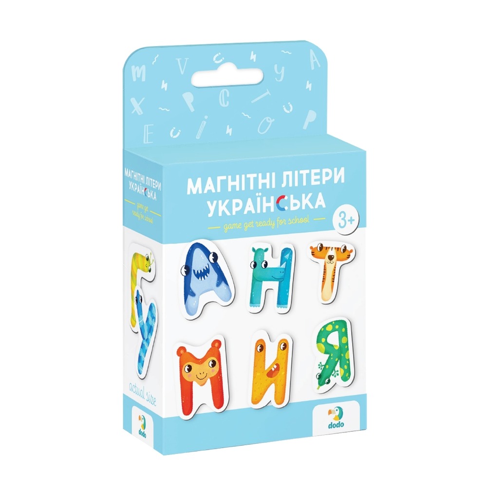 DoDo Магнітні літери 33 елементи 200211