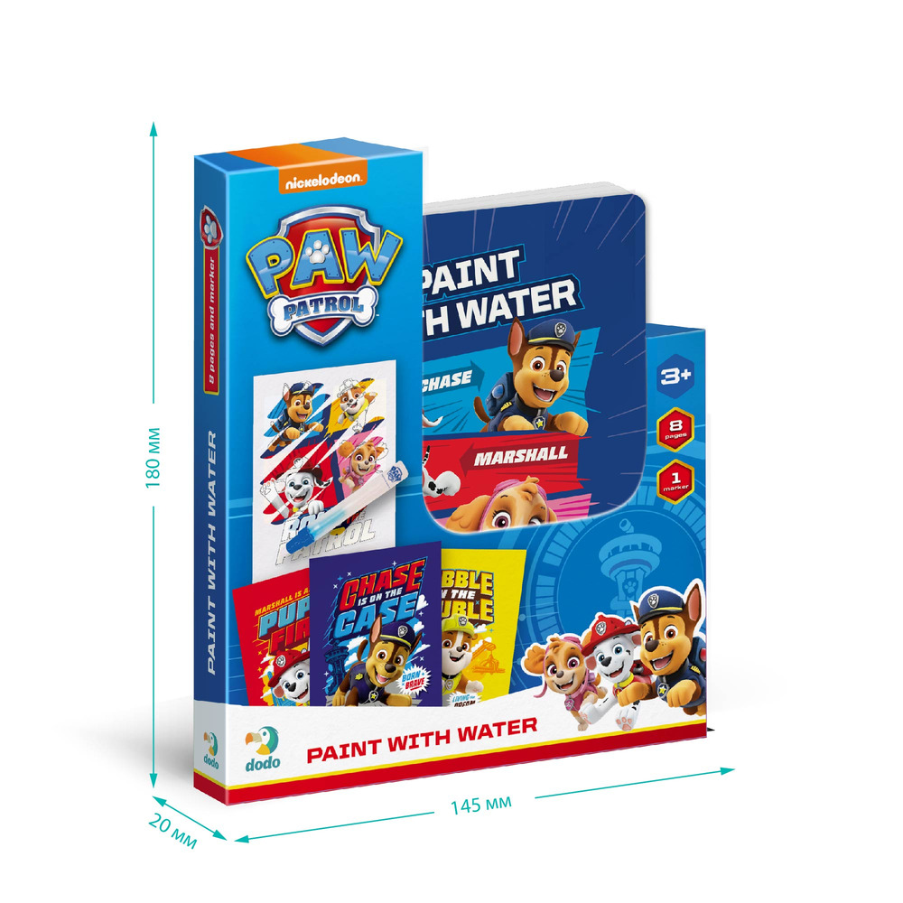 Набір водяних розмальовок. Малюй водою «Paw Patrol». Фото 4