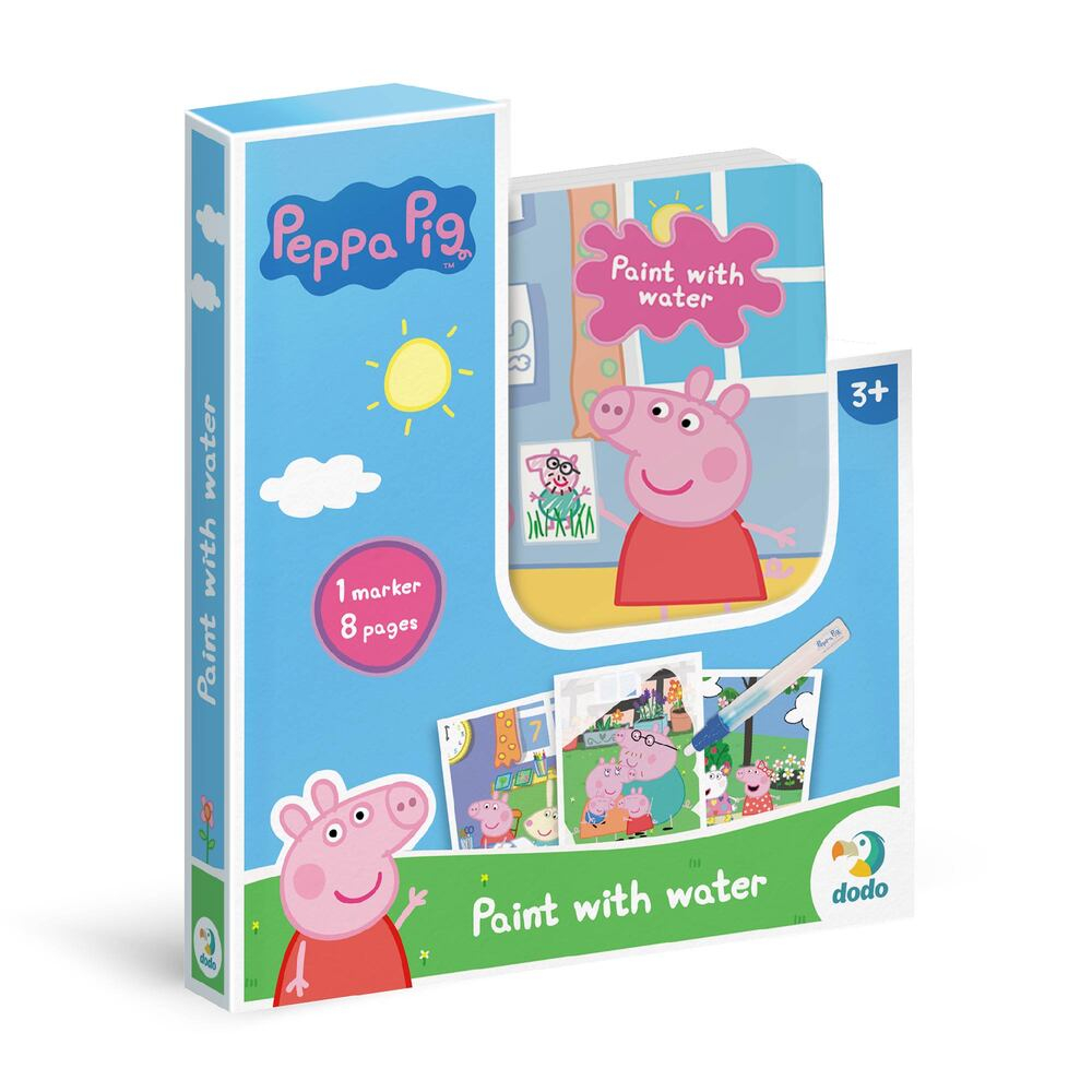 Набір водяних розмальовок. Малюй водою «Peppa Pig»