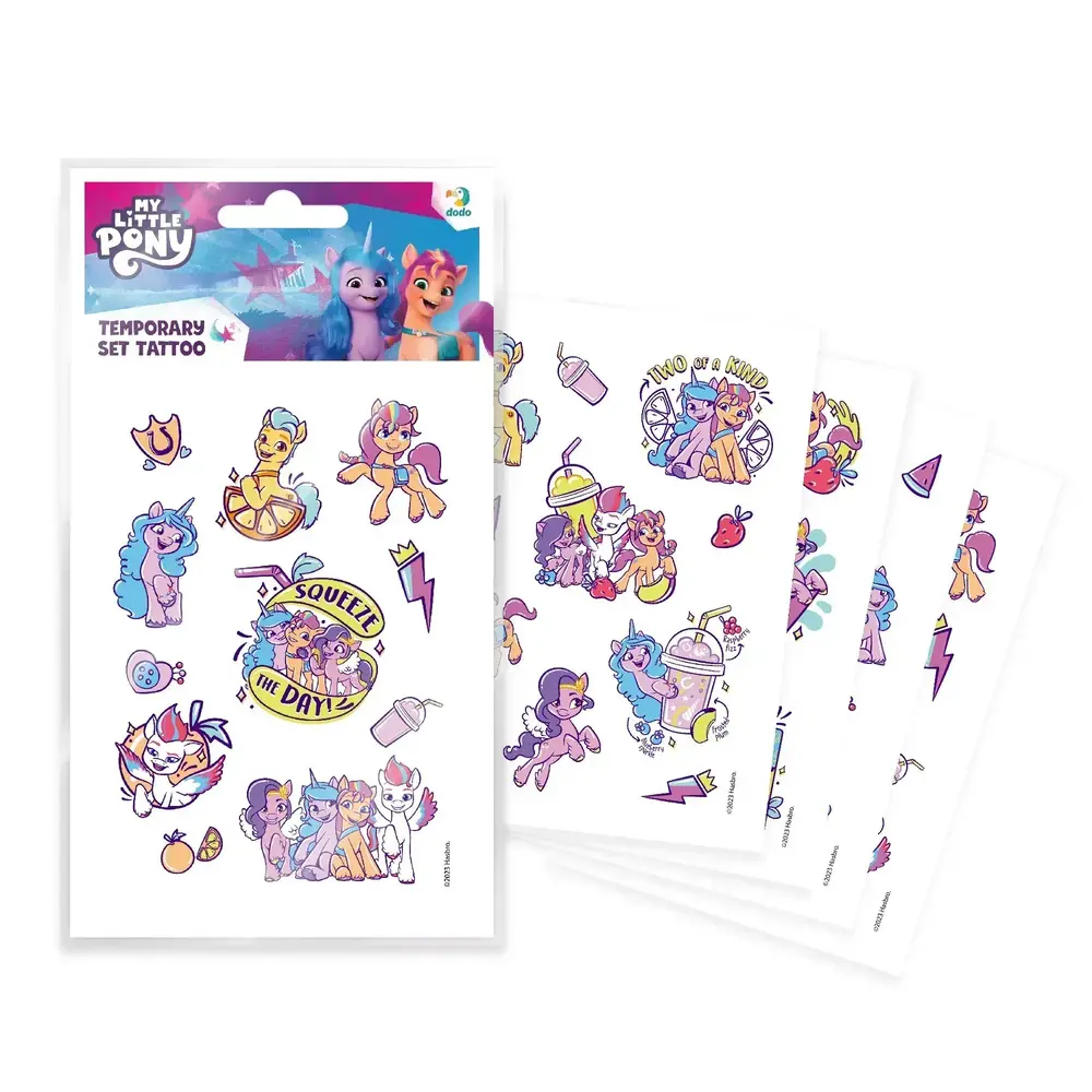 Набір дитячих тимчасових татуювань DoDo My Little Pony 200438