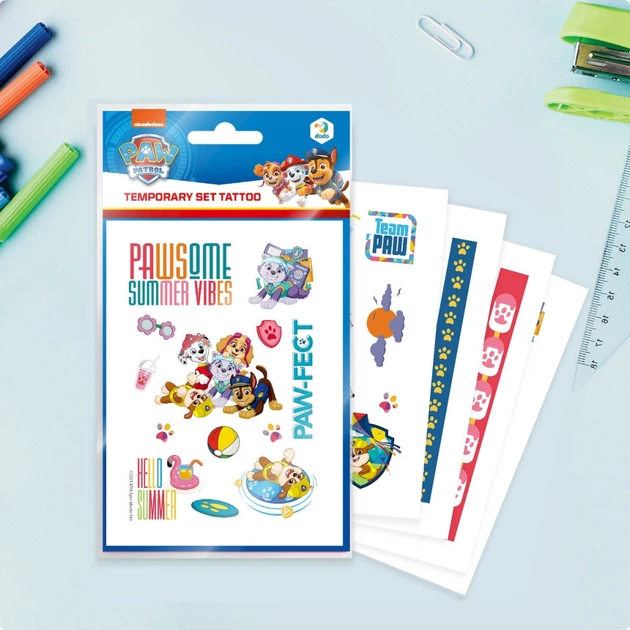 Набір дитячих тимчасових татуювань Paw Patrol 200436. Фото 2