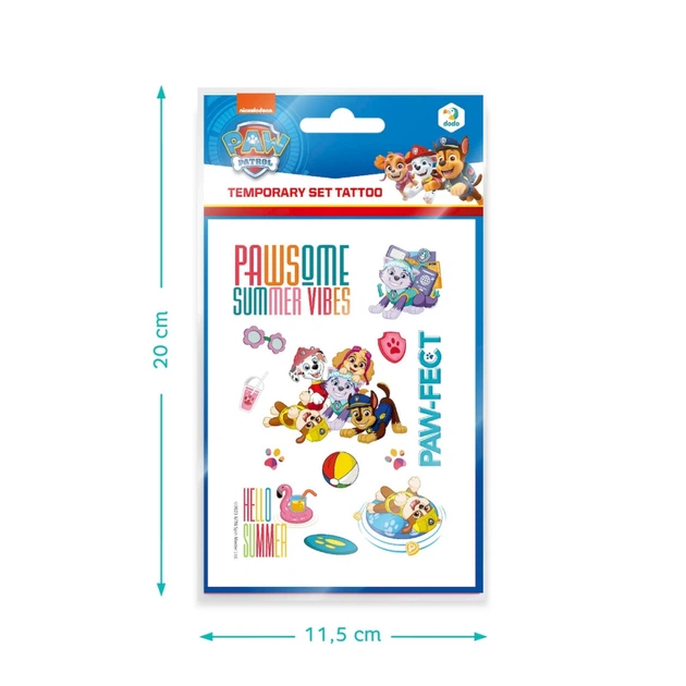 Набір дитячих тимчасових татуювань Paw Patrol 200436. Фото 4