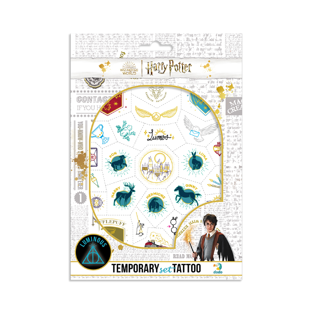 Набір дитячих тимчасових татуювань Dodo Harry Potter Символи 200505