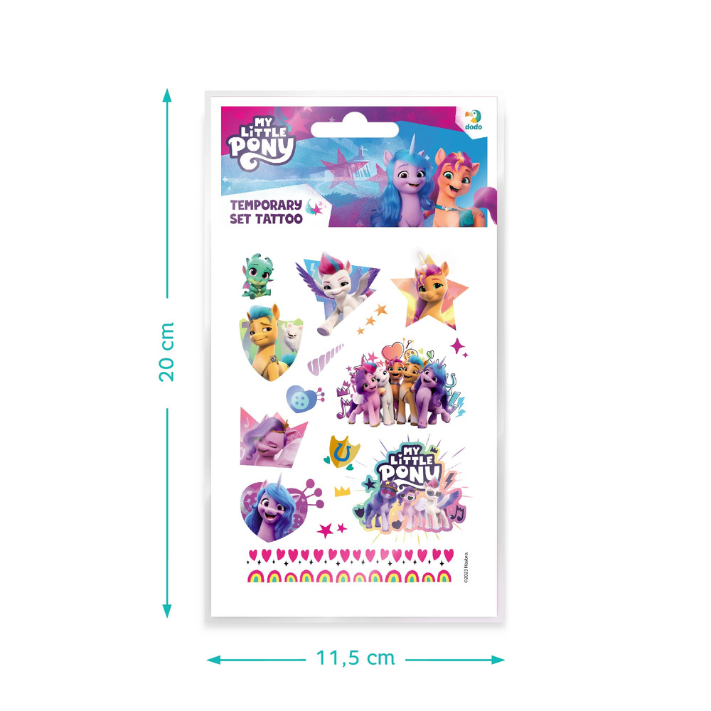Набір дитячих тимчасових татуювань DoDo My Little Pony 200437. Фото 3