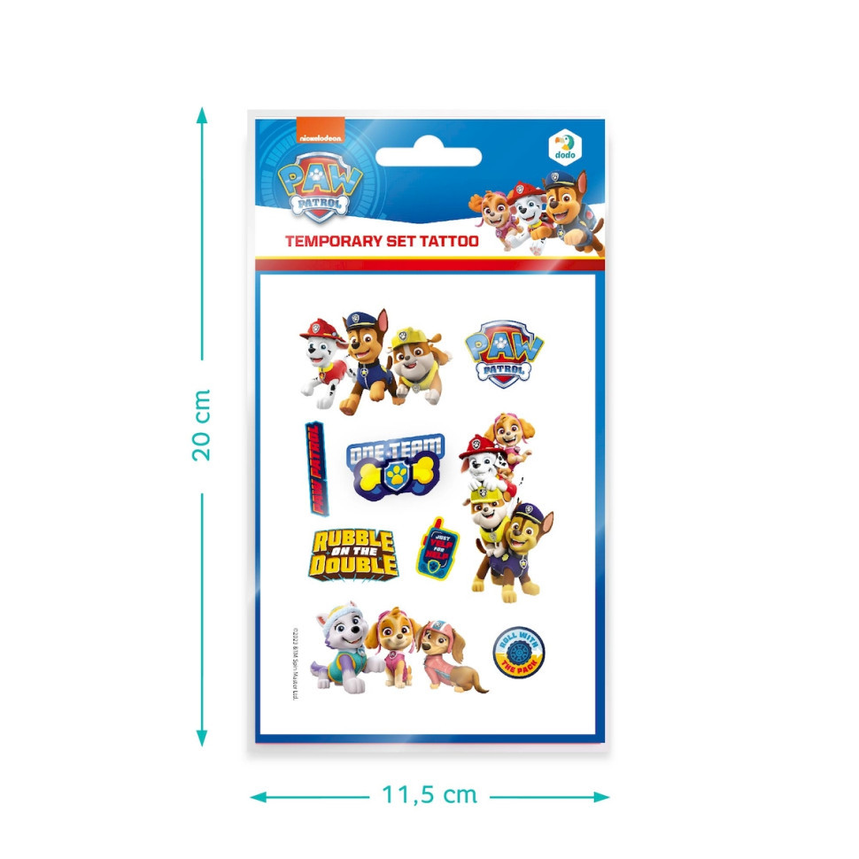 Набір дитячих тимчасових татуювань DoDo Paw Patrol 200435. Фото 4