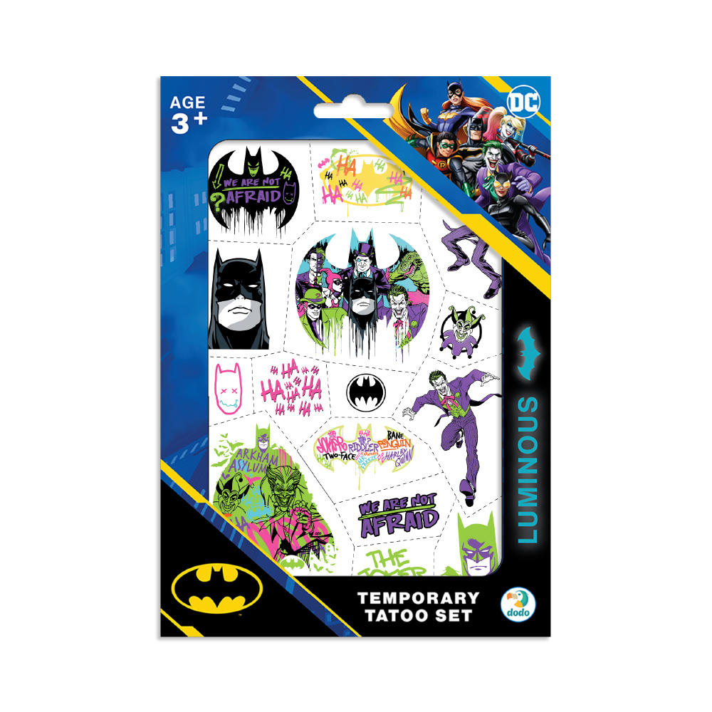 Набір дитячих тимчасових татуювань Dodo Batman Команда 200547