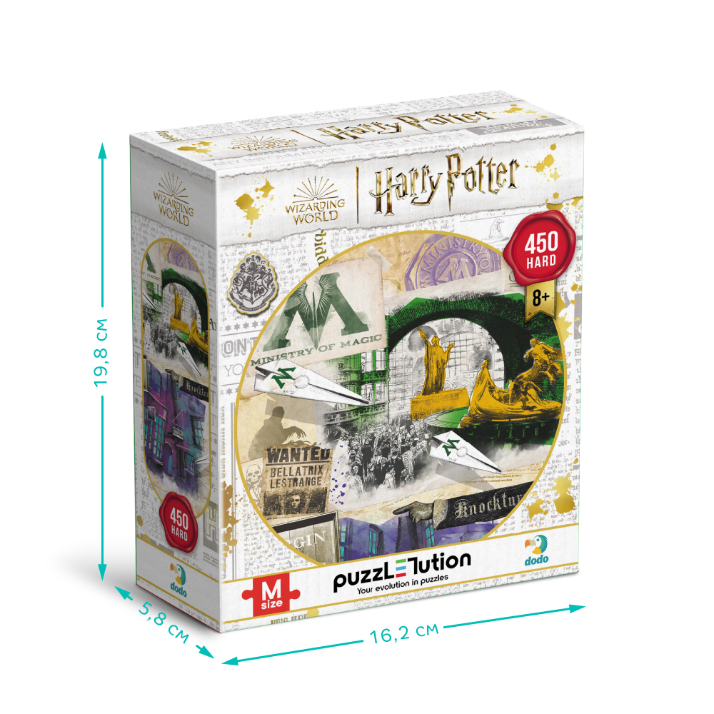 DoDo Пазл 450 елементів Hard-M - Harry Potter. Міністерство магії та Алея Ноктерн 200504. Фото 5