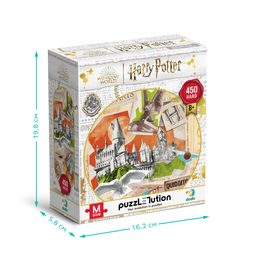 DoDo Пазл 450 елементів Hard-M - Harry Potter. Школа Гоґвортс та поле для Квідичу 200503. Фото 5