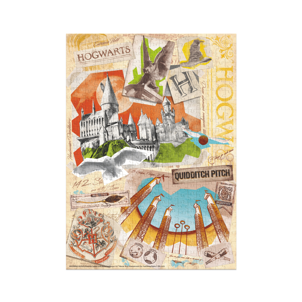 DoDo Пазл 450 елементів Hard-M - Harry Potter. Школа Гоґвортс та поле для Квідичу 200503. Фото 3