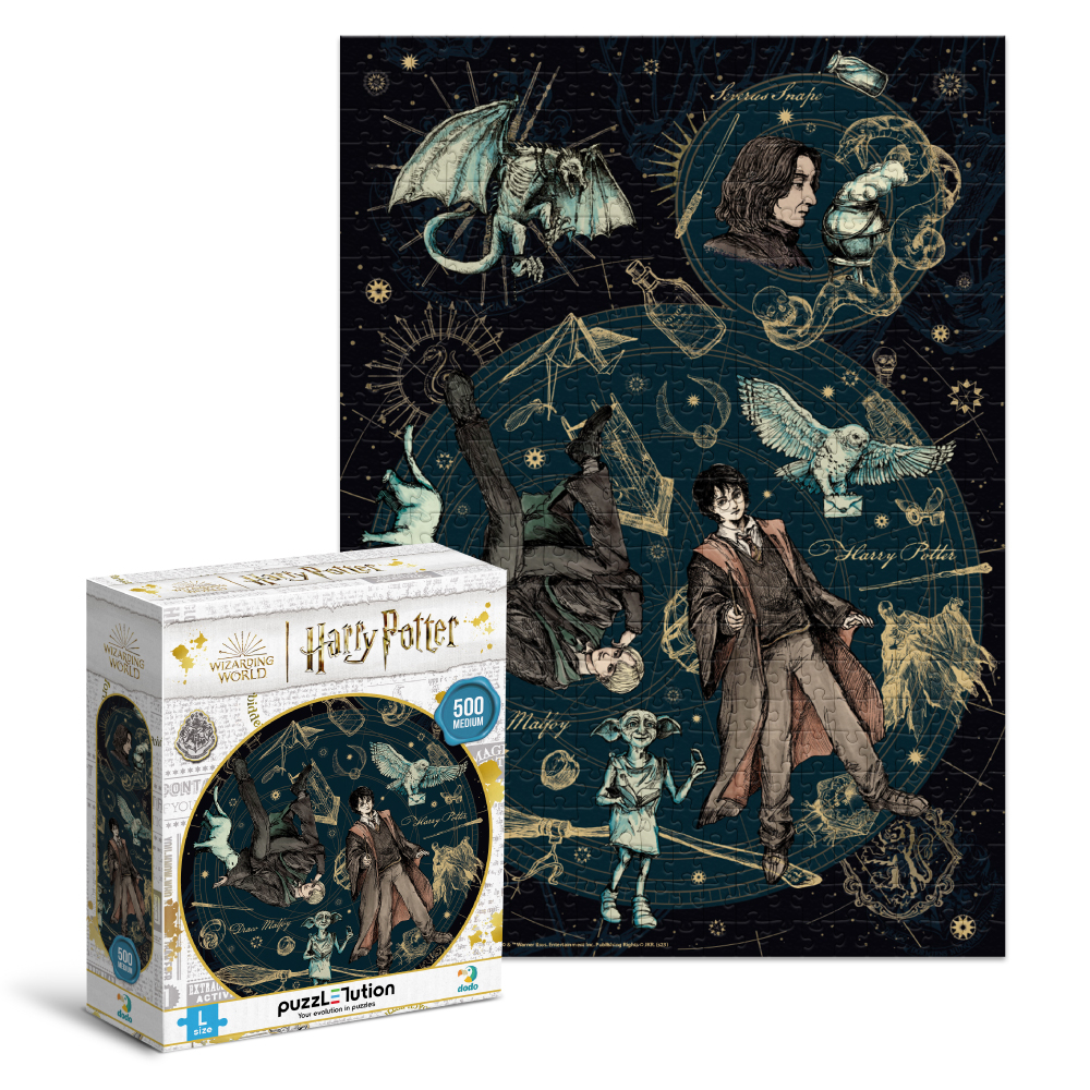 DoDo Пазл 500 елементів Medium-L - Harry Potter. Відданий. Легенда. Гордий 200508. Фото 2