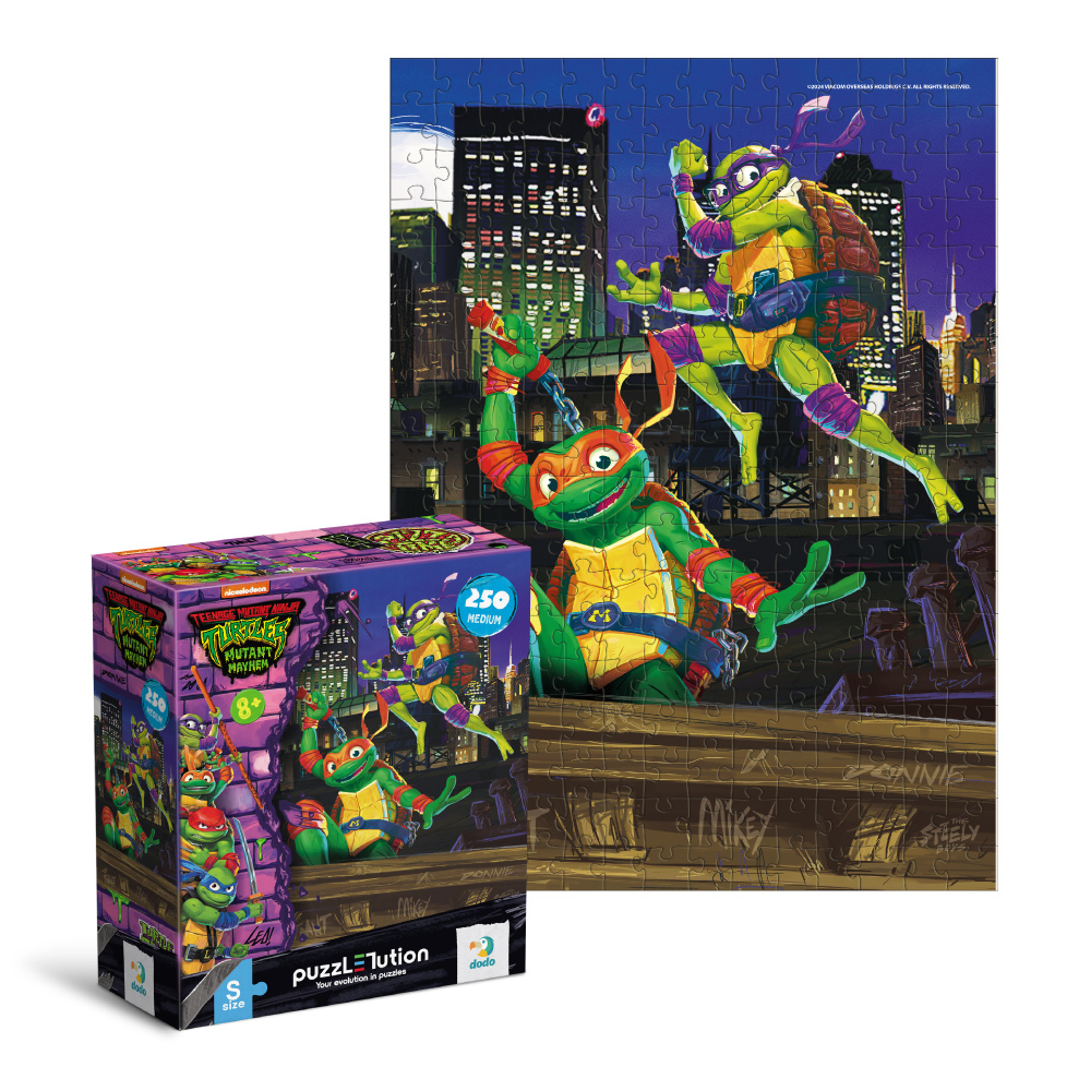 DoDo Пазл 250 елементів Medium-S - TMNT. Донателло та Мікеланджело 200529. Фото 2