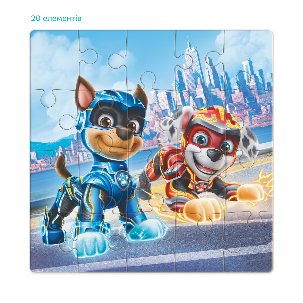 DoDo Пазл 20 елементів - Paw Patrol. Гонщик і Маршал 200469. Фото 4