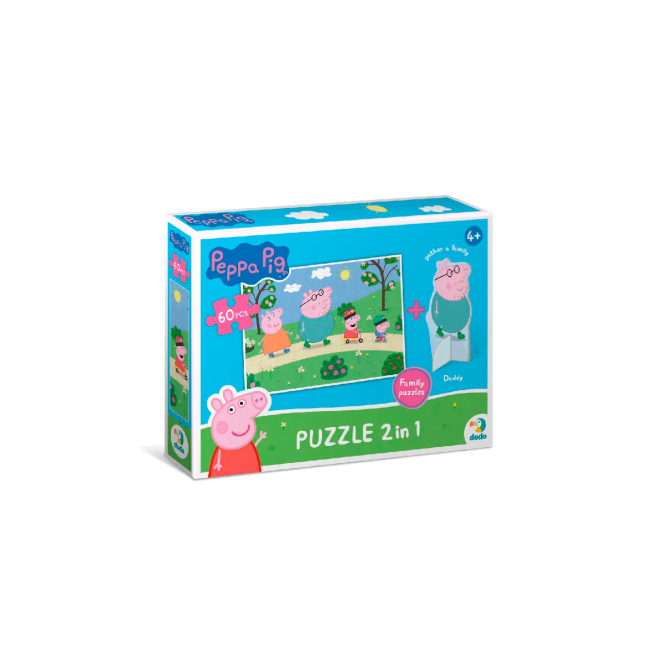 DoDo Пазл 60 елементів з фігуркою - Peppa Pig 200120