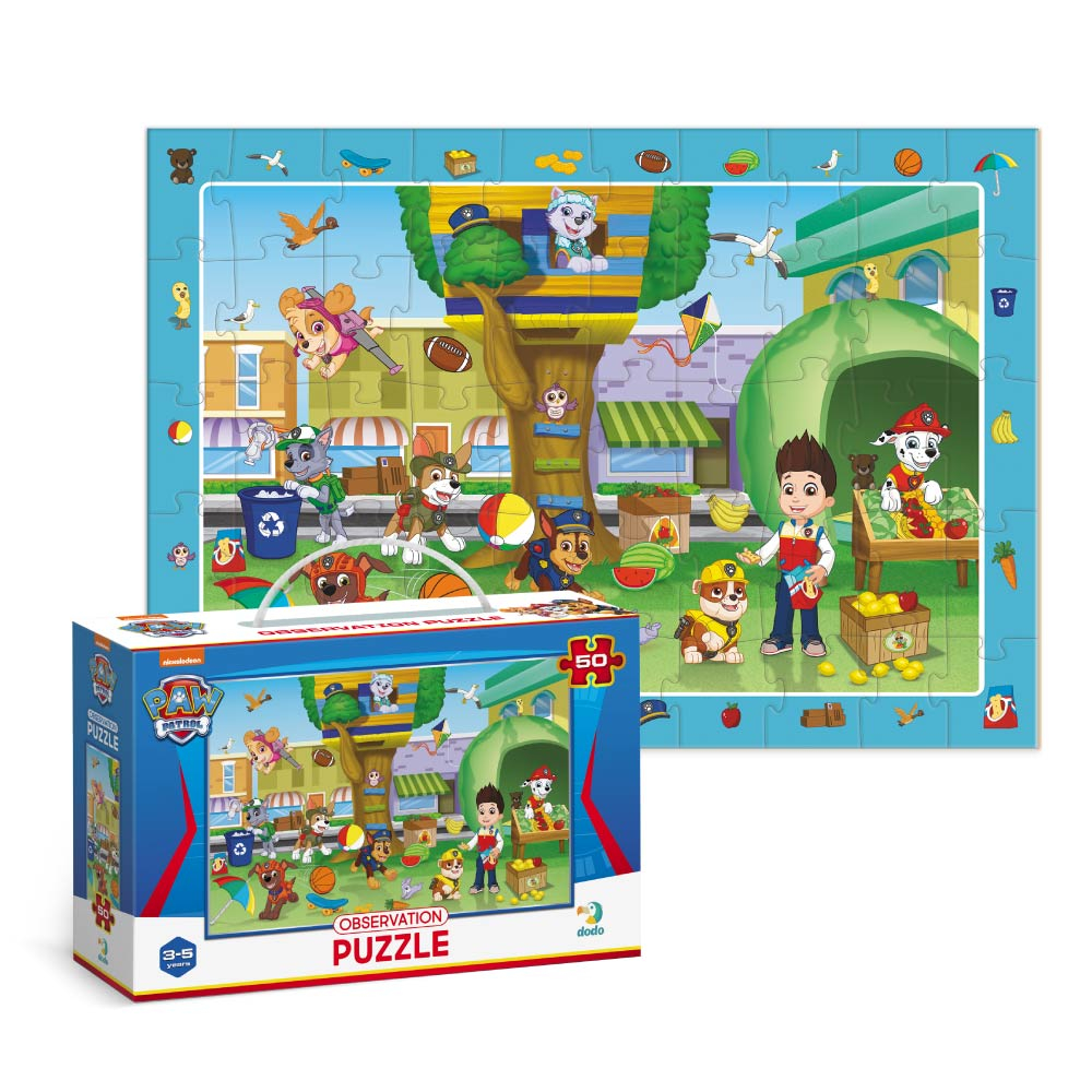 DoDo Пазл обсерваційний 50 елементів - Paw Patrol. Літні розваги 200464. Фото 2