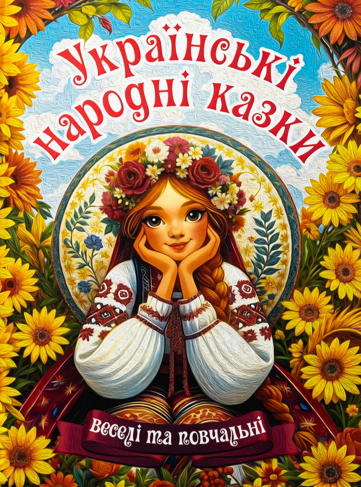 Книга Українські народні казки. Веселі та повчальні (великий формат)