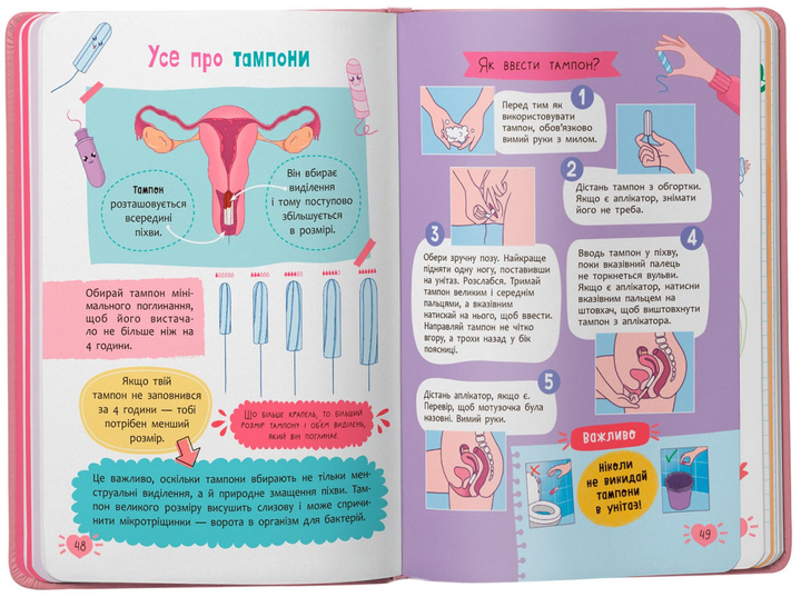 Книга Путівник підлітка. Усе про місячні. Фото 8