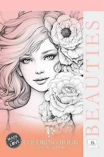 Книжка-розмальовка Art studio of Happines 210х297 мм 8 аркушів