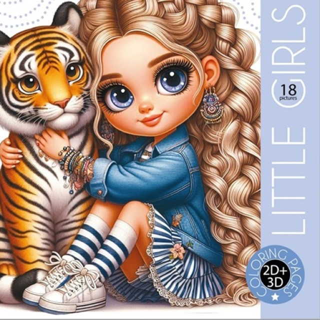Книжка-розмальовка Art studio of Happines з наліпками 105 х 148 мм, 12 аркушів