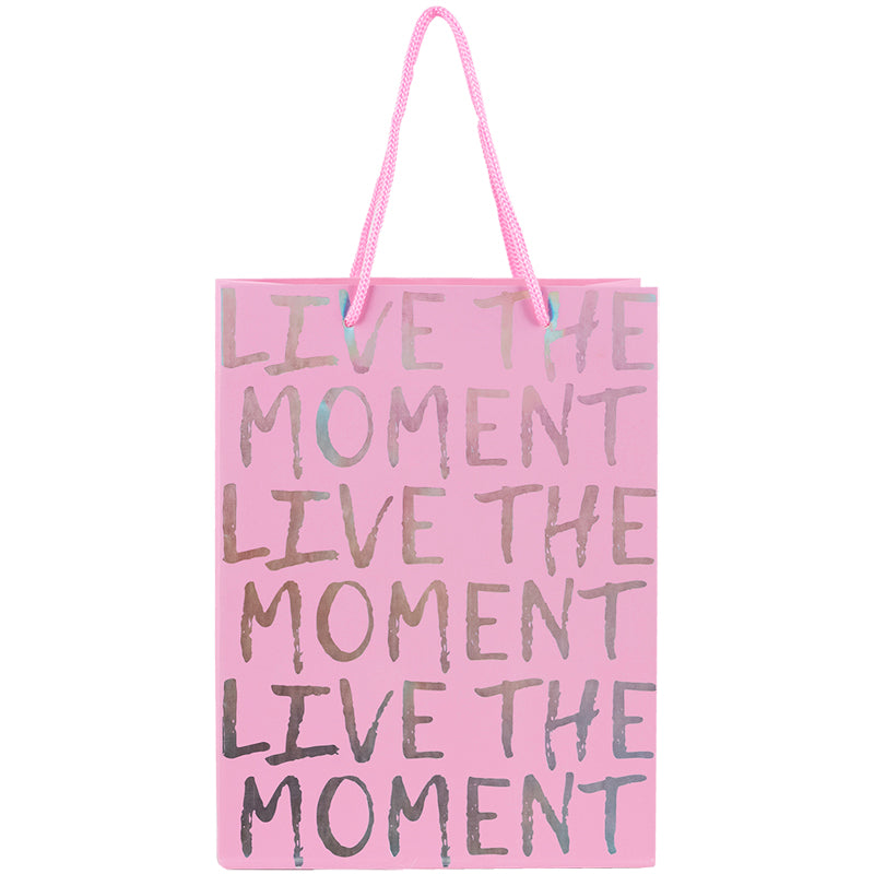 Пакет паперовий подарунковий Axent Live the moment 8501-29-A, 18х24 см. Фото 2