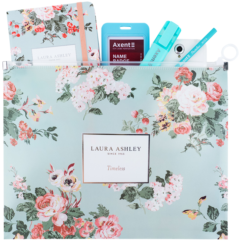 Папка на блискавці zip-lock Axent Laura Ashley, Timeless 1497-32-A, А4+. Фото 3