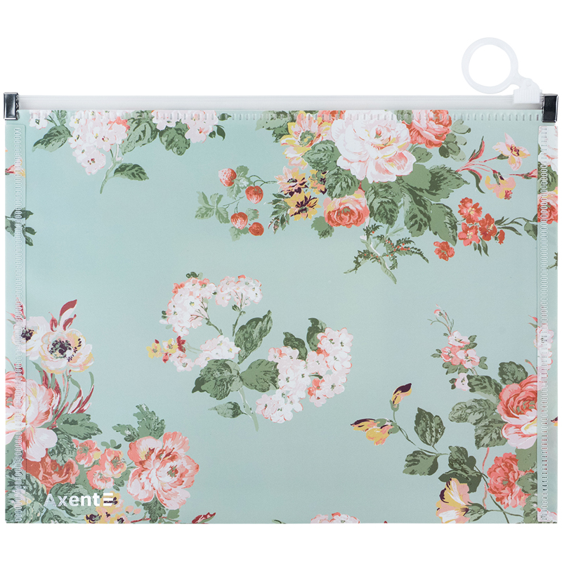 Папка на блискавці zip-lock Axent Laura Ashley, Timeless 1498-32-A, А5+. Фото 2
