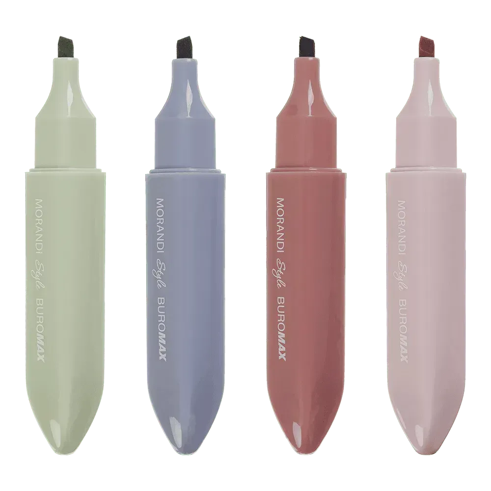 Набір із 4-х текстових маркерів Buromax Morandi Style 1-4 мм BM.8908-94. Фото 3