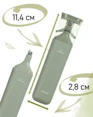 Набір із 4-х текстових маркерів Buromax Morandi Style Gliter 1-4 мм BM.8909-94. Фото 5
