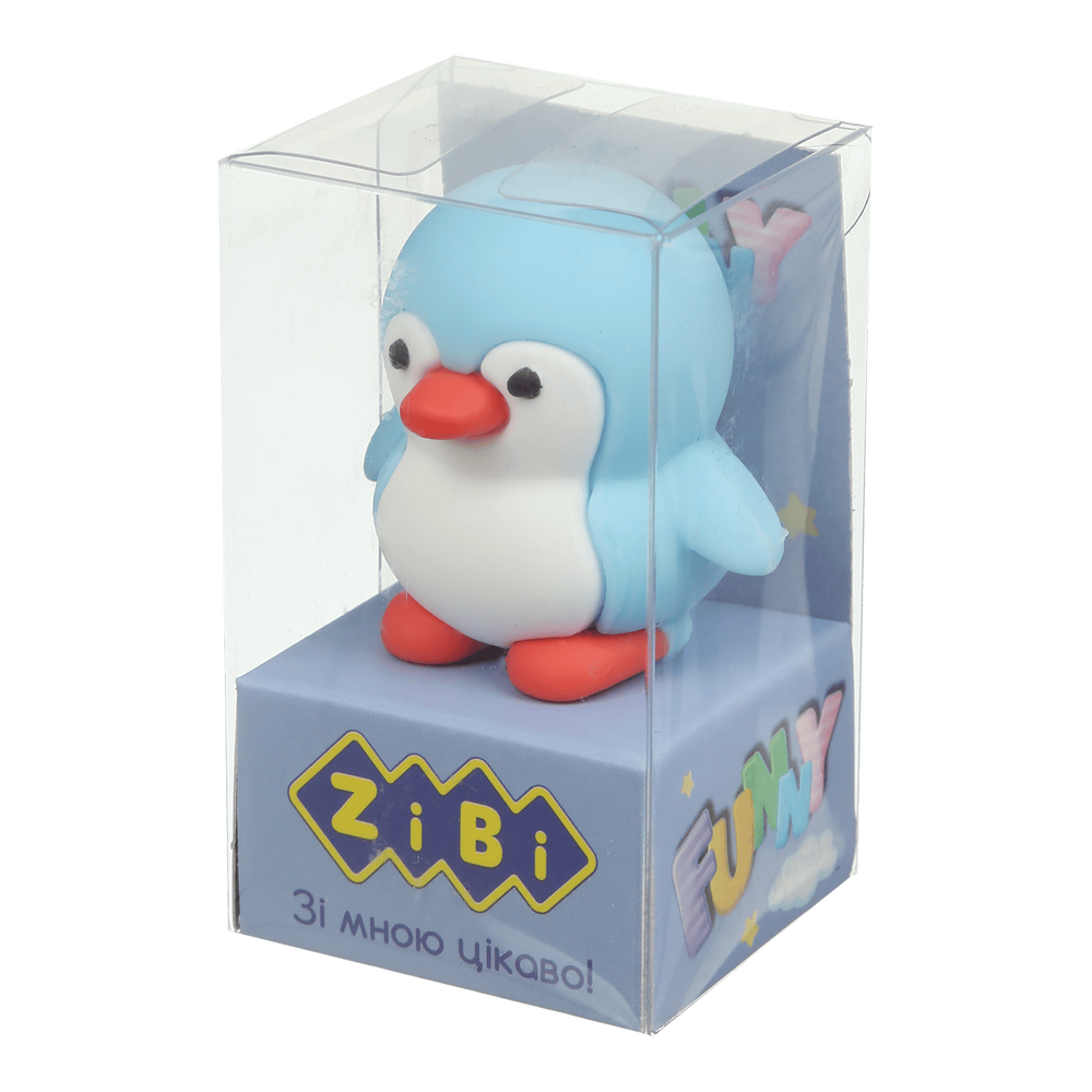 Гумка фігурка ZiBi Penguin 60х35х32 мм ZB.5426 (24шт). Фото 2