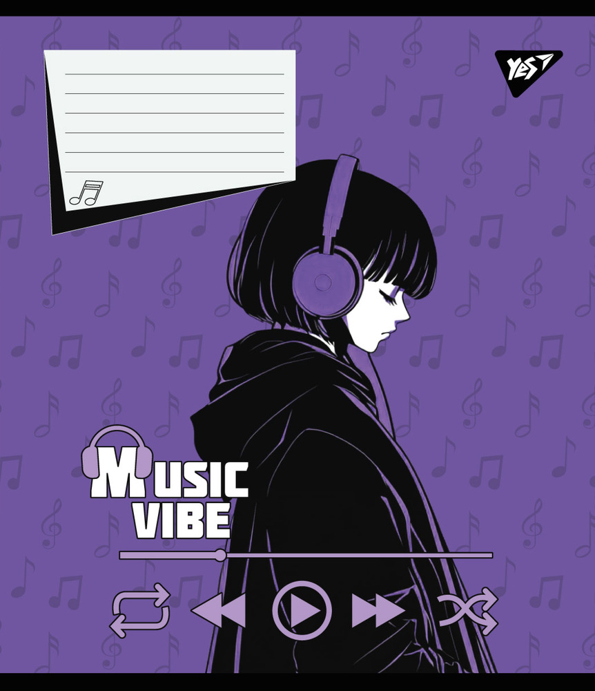 Зошит для нот Yes Furry musicians А5 12 аркушівт 767435. Фото 6