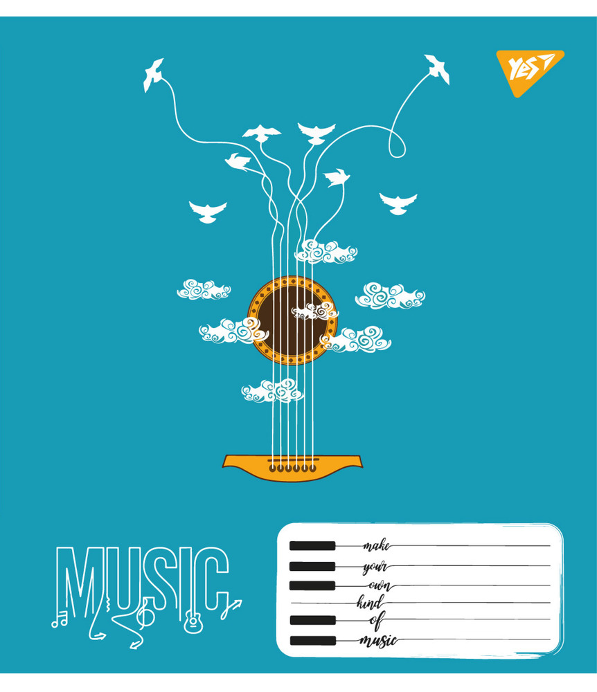 Зошит для нот Yes Pusheen in music А5 12 аркушів 767433. Фото 3