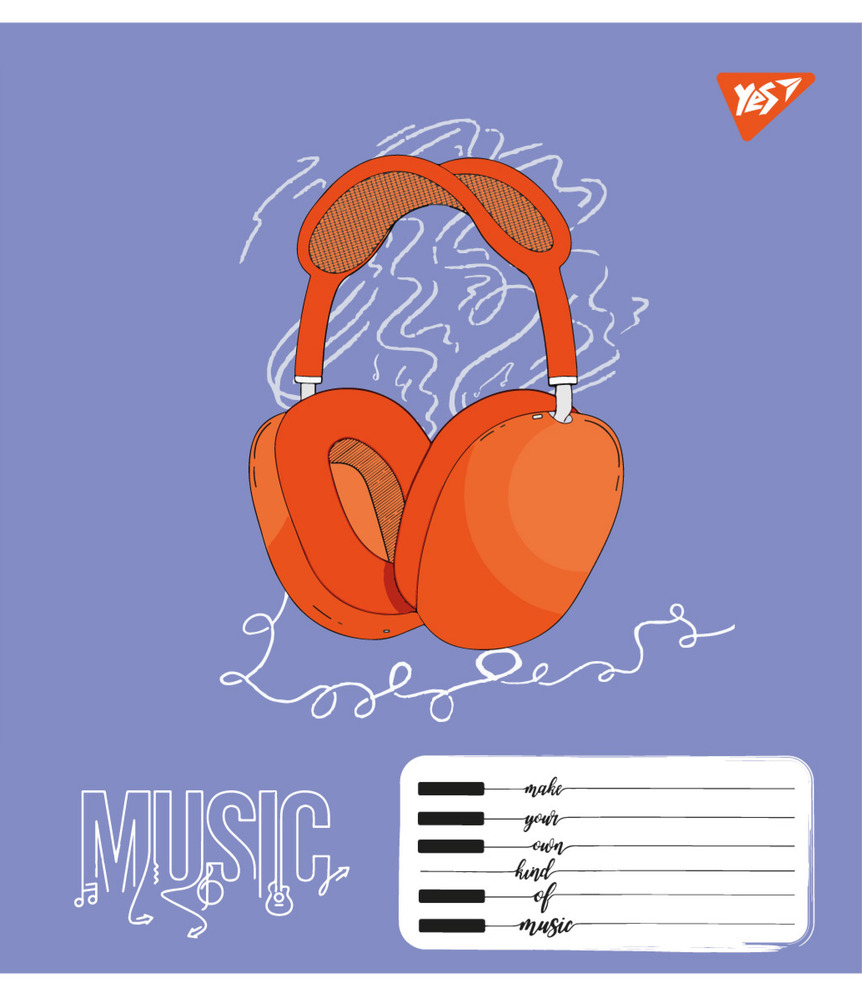 Зошит для нот Yes Pusheen in music А5 12 аркушів 767433. Фото 4