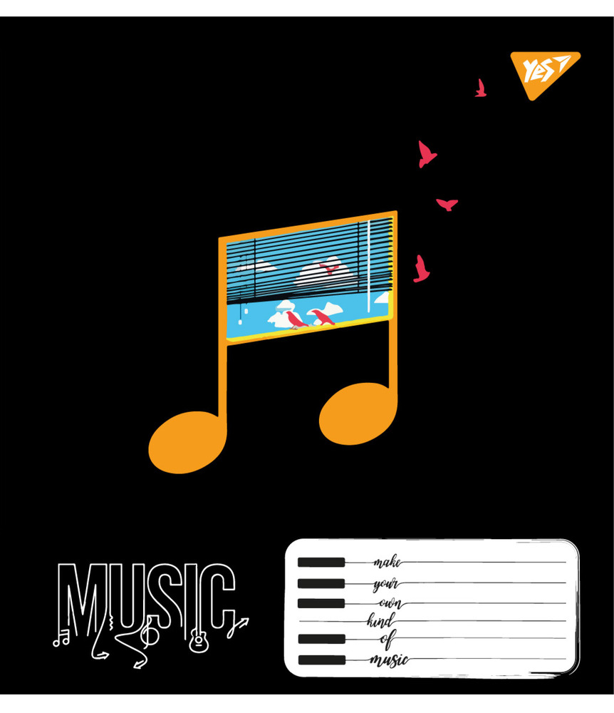 Зошит для нот Yes Pusheen in music А5 12 аркушів 767433. Фото 6