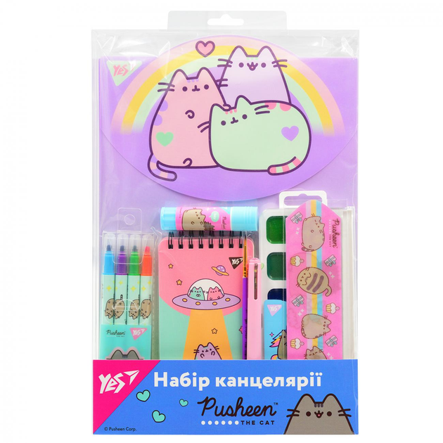 Набір канцелярії Yes Pusheen 8 предметів 450141