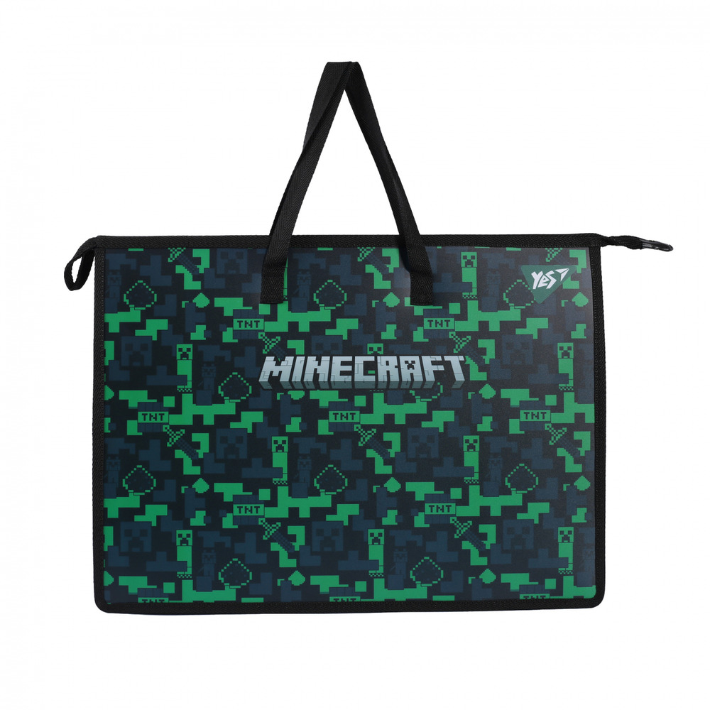 Папка портфель Yes А3 з тканинними ручками Minecraft 492281