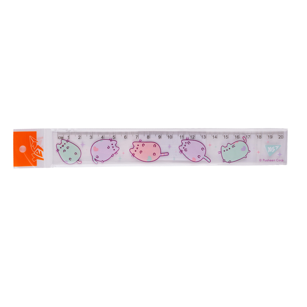Лінійка Yes 20 см Pusheen 370622