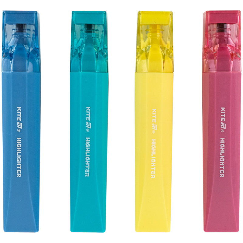 Маркер Highlighter, Kite Creative Trendy Colors, набір 4-х кольорів. Фото 2