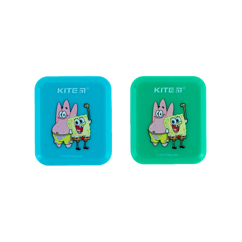 Точилка з контейнером прямокутна Kite Sponge Bob SB24-116. Фото 2
