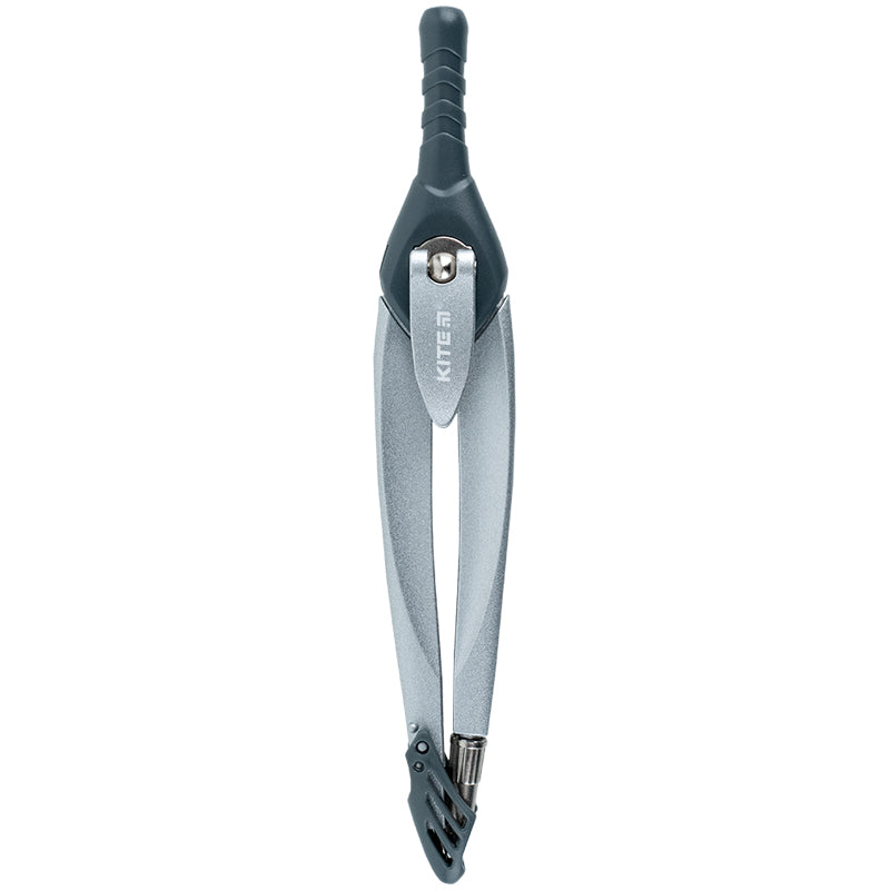 Циркуль металевий + грифель Kite Pastelini K24-413-03, 130 мм, сірий