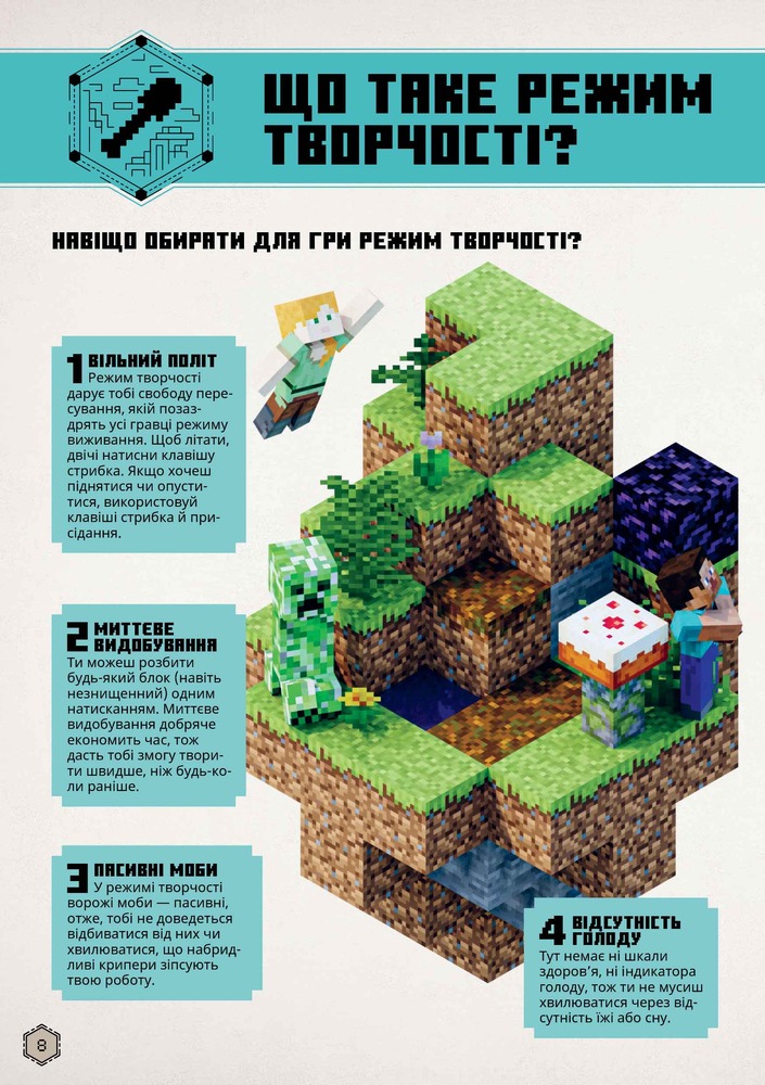 Книга Minecraft. Посібник з творчого режиму - Томас Макбраєн. Фото 2