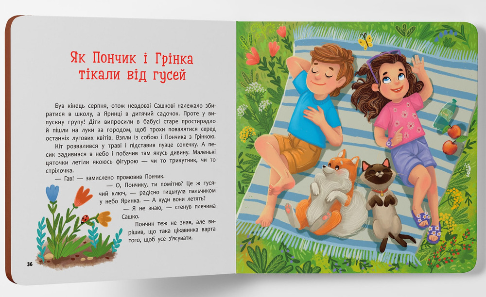 Книга Хвостаті пригоди. Пончик та Грінка. Канікули за містом - Юлія Риженко. Фото 3