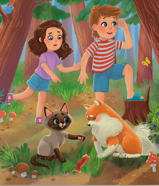 Книга Хвостаті пригоди. Пончик та Грінка. Канікули за містом - Юлія Риженко. Фото 12