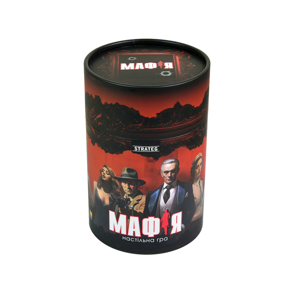 Настільна гра Strateg - Мафія українською мовою 30698